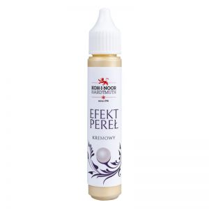 Perły w płynie Koh-i-Noor 30ml, Kremowe